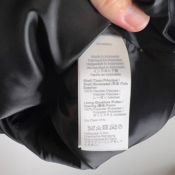 Madewell Womens $98 Satin Mini Skirt in Black Size 00 NT387 - Picture 5 of 6